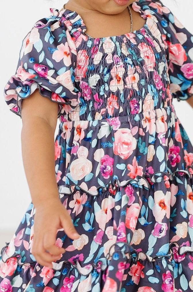 Beauty in Bloom Smocked Ruffle Dress-Mila & Rose ®
