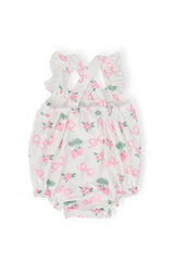 Berries & Bows Ruffle Cross Back Romper-Mila & Rose ®
