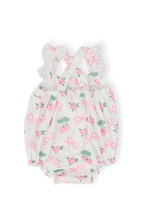 Berries & Bows Ruffle Cross Back Romper-Mila & Rose ®