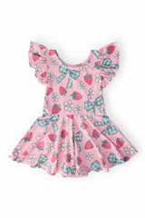 Berry Picnic S/S Twirl Leotard-Mila & Rose ®