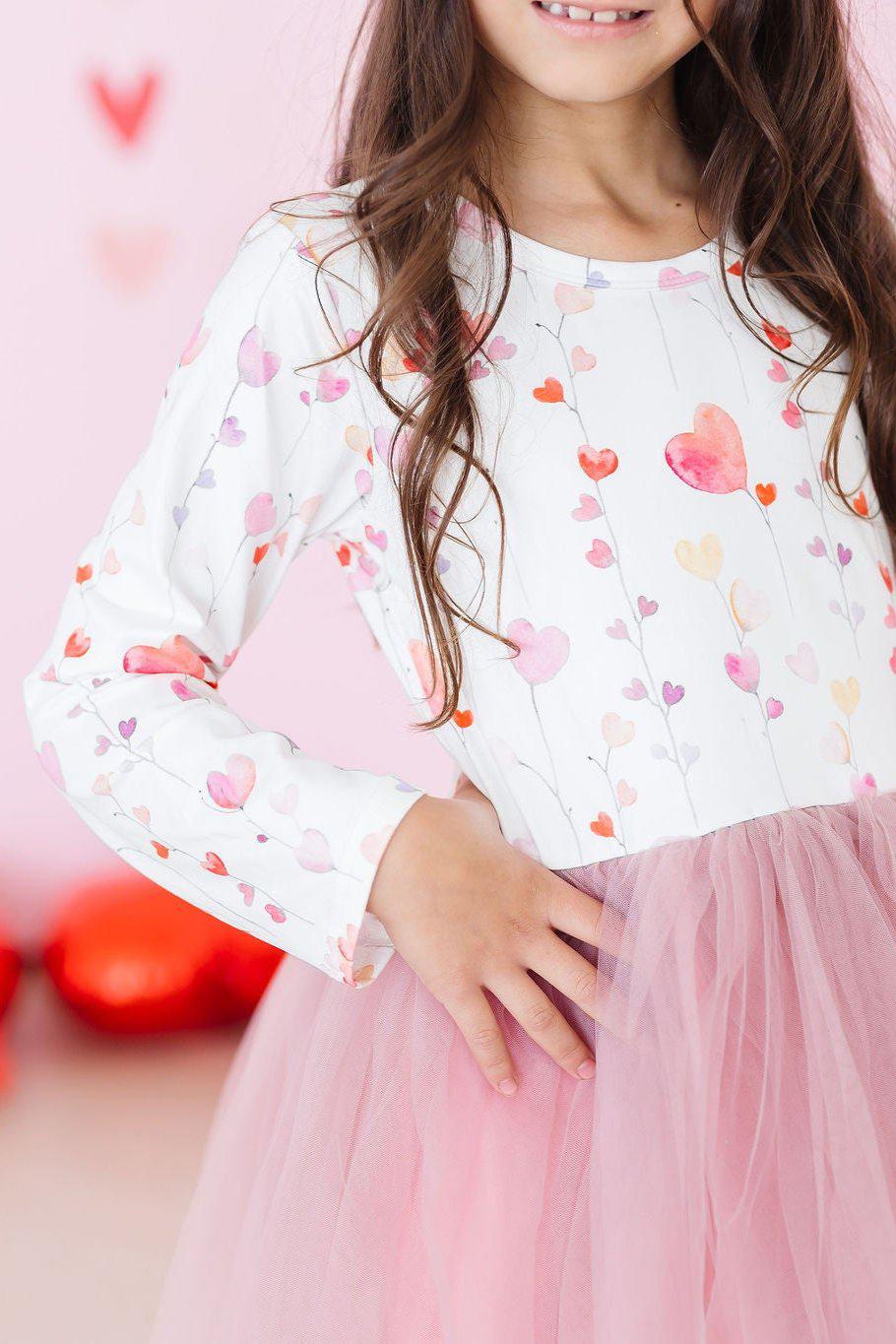 Better Together L/S Tutu Dress-Mila & Rose ®