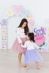 Better Together L/S Tutu Dress-Mila & Rose ®