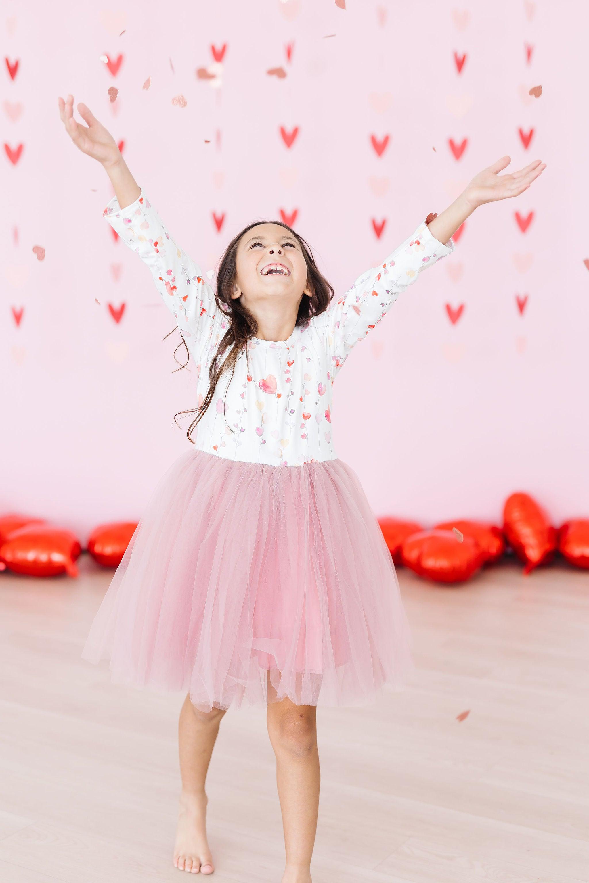 fit and flare tutu dress Short-Sleeve Fit and Flare Tutu Dress for Toddler Girls