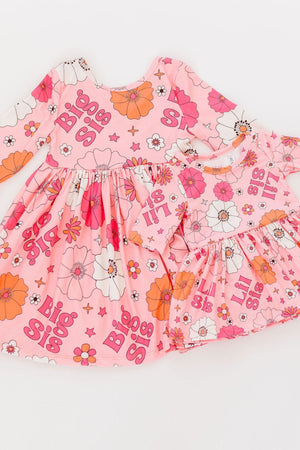 SALE Big Sis Floral Twirl Dress-Mila & Rose ®
