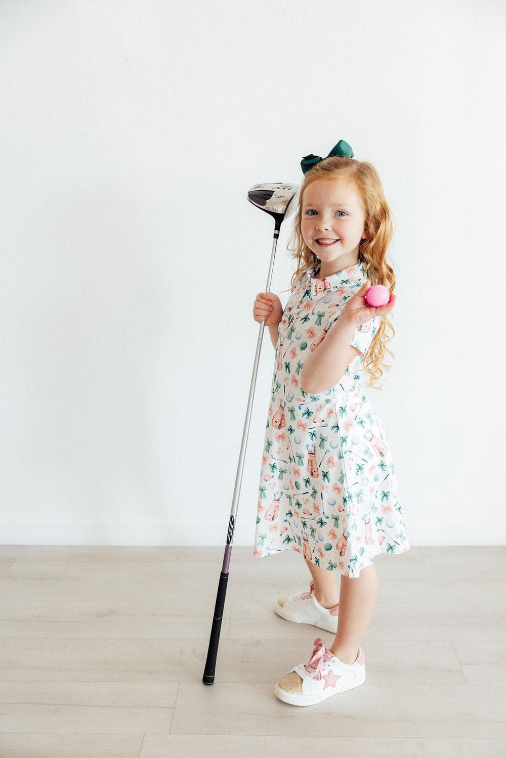 Birdies & Bows S/S Polo Dress-Mila & Rose ®