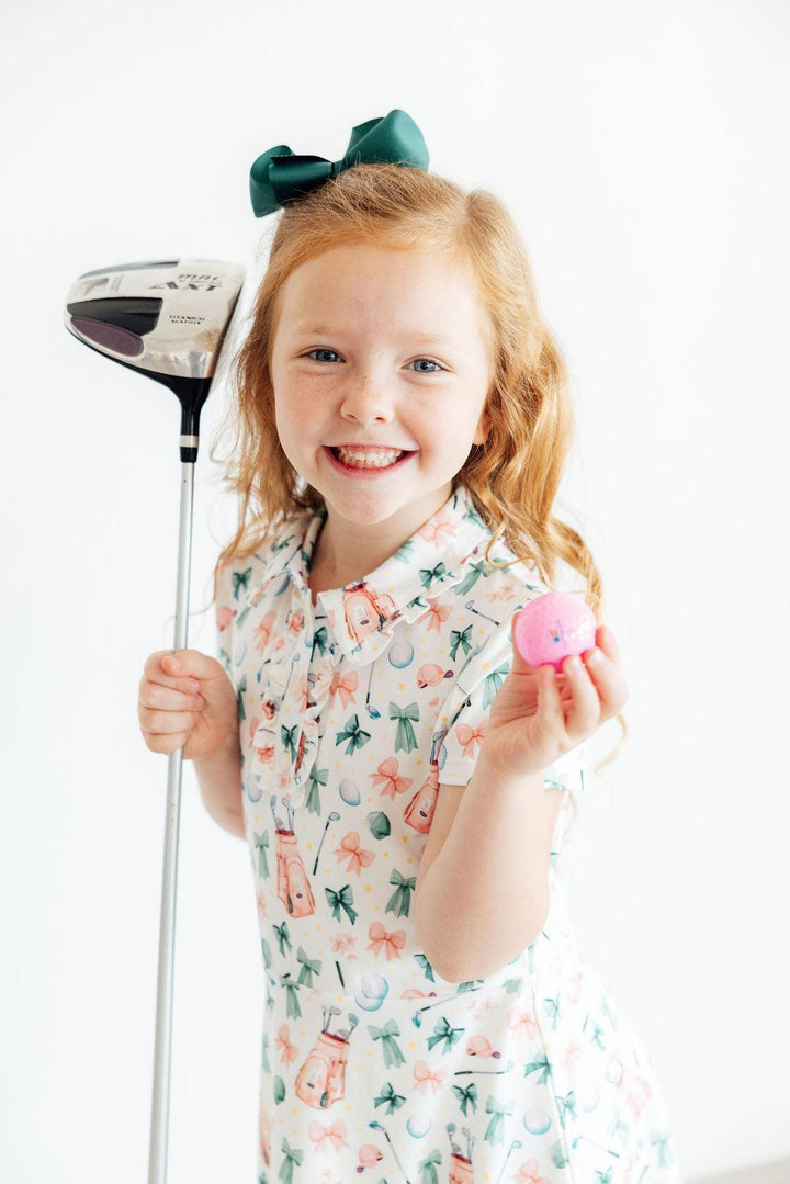 Birdies & Bows S/S Polo Dress-Mila & Rose ®