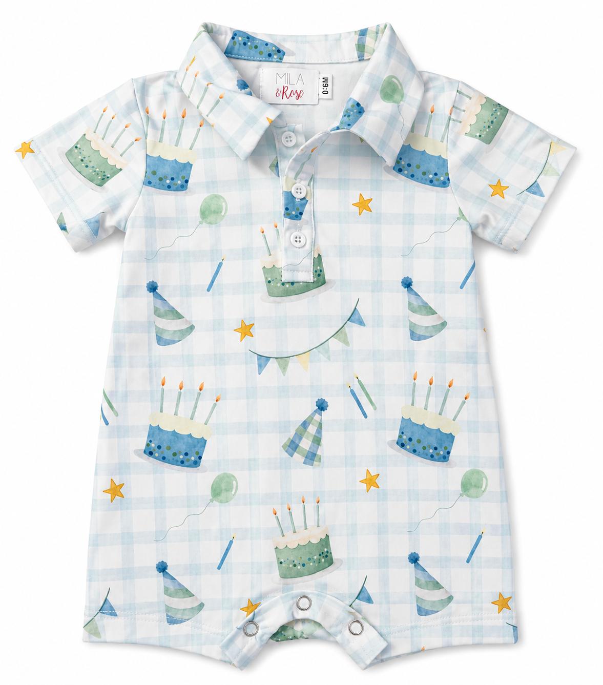 Birthday Magic Polo Shorty One-Piece-Mila & Rose ®
