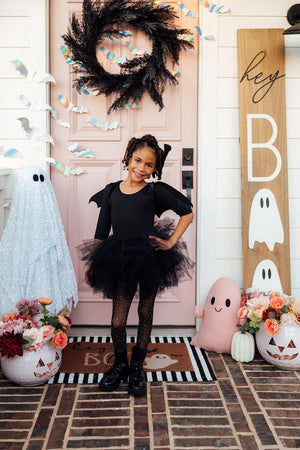 Black 3/4 Tutu Leotard-Mila & Rose ®