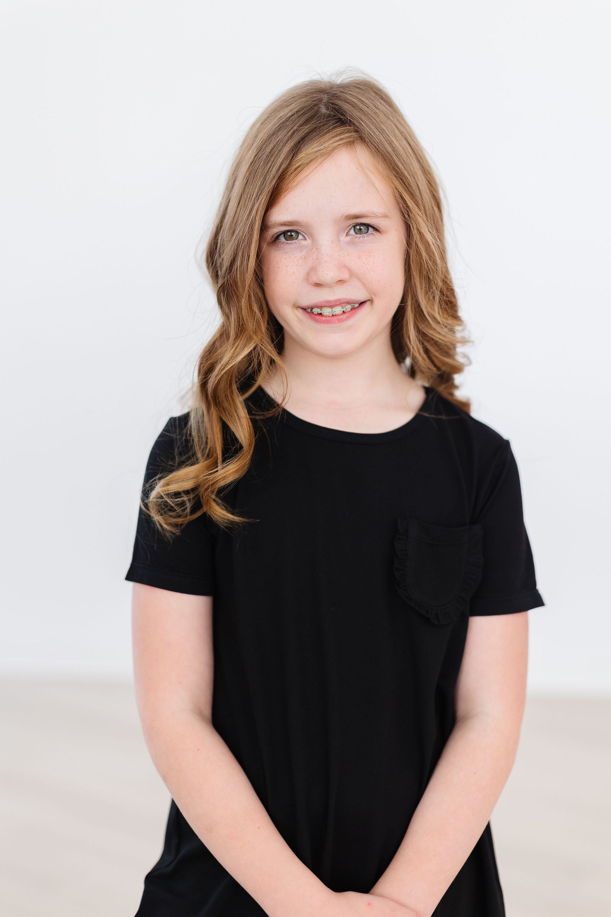 Mila & Rose Black T-Shirt Dress, 4T Mila & Rose Black T-Shirt Dress, 4T