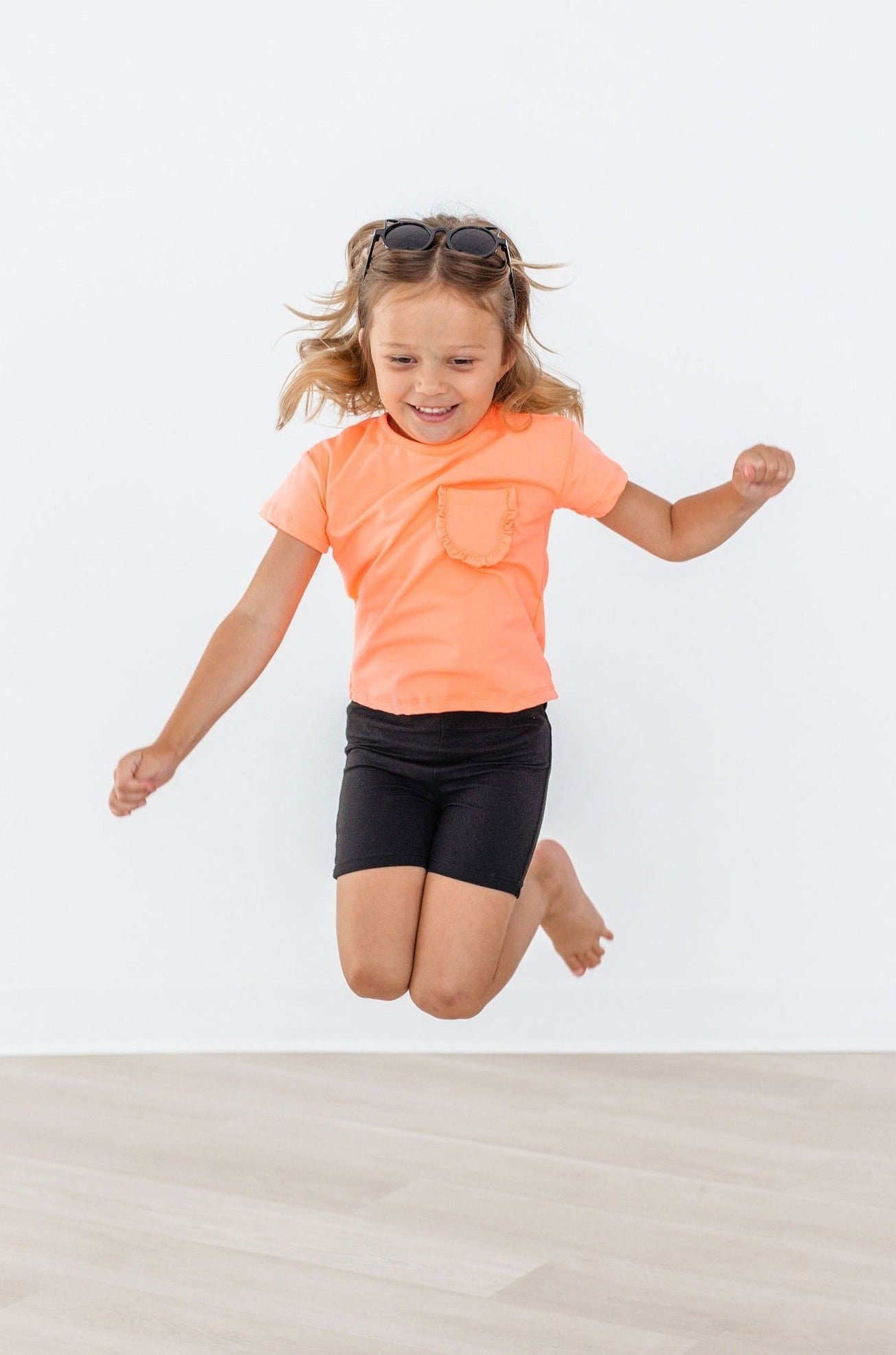 Black Twirl Shorts-Mila & Rose ®