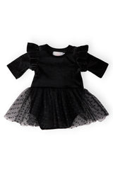 Black Velvet Tutu Bodysuit-Mila & Rose ®