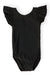 Black S/S Flutter Sleeve Leotard-Mila & Rose ®