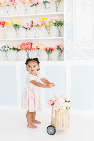 Blooming Beauty S/S Pocket Twirl Dress-Mila & Rose ®