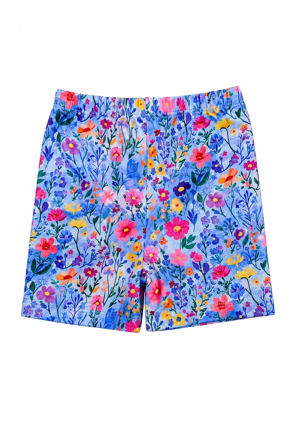 Blooming in Wonderland Twirl Shorts-Mila & Rose ®