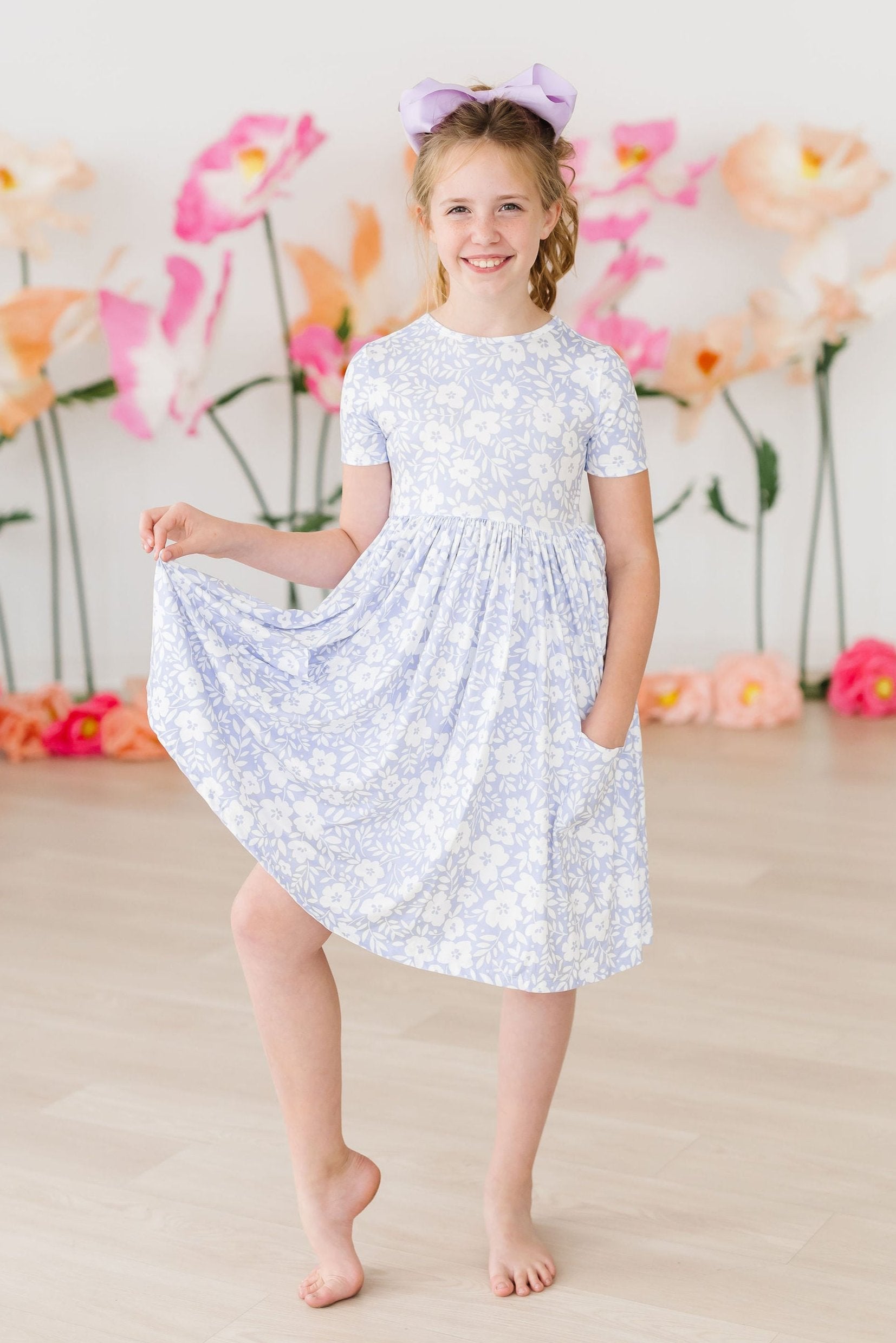 Blossom Bliss S/S Pocket Twirl Dress Blossom Bliss S/S Pocket Twirl Dress