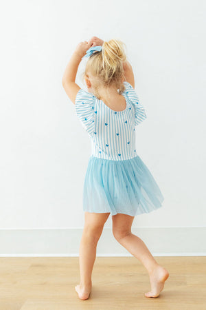 Blueberry Kisses S/S Twirl Leotard-Mila & Rose ®