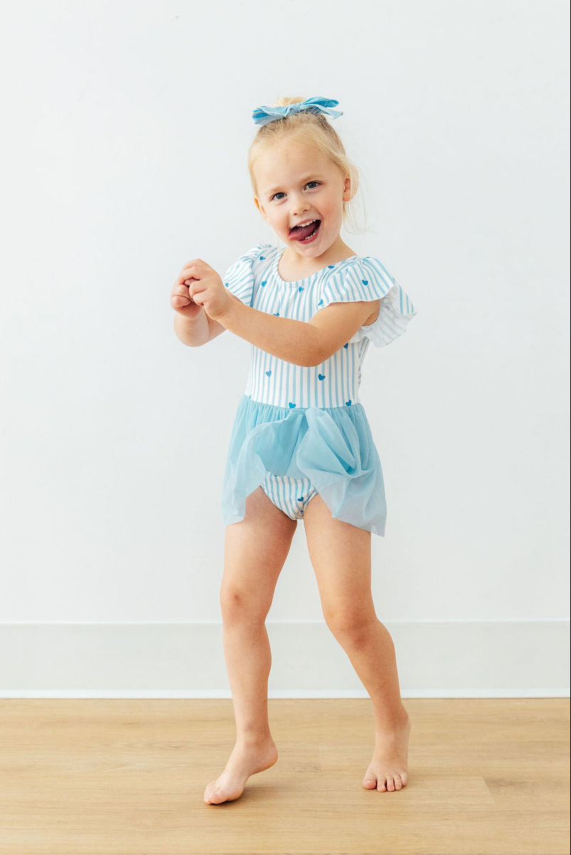 Blueberry Kisses S/S Twirl Leotard-Mila & Rose ®