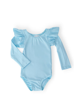 Bluebird L/S Flutter Sleeve Leotard-Mila & Rose ®