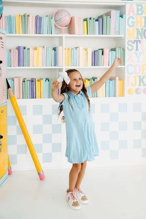 Bluebird S/S Polo Dress-Mila & Rose ®