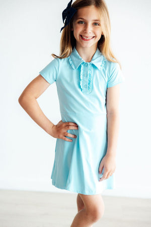 Bluebird S/S Polo Dress-Mila & Rose ®