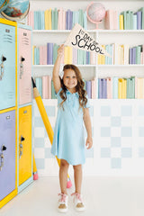 Bluebird S/S Polo Dress-Mila & Rose ®