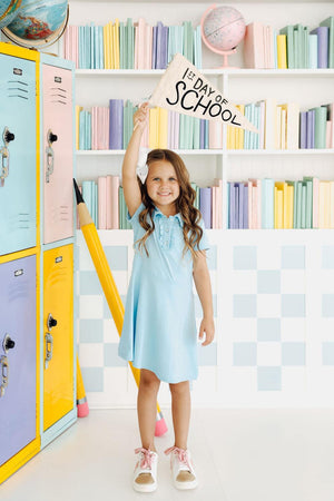 Bluebird S/S Polo Dress-Mila & Rose ®
