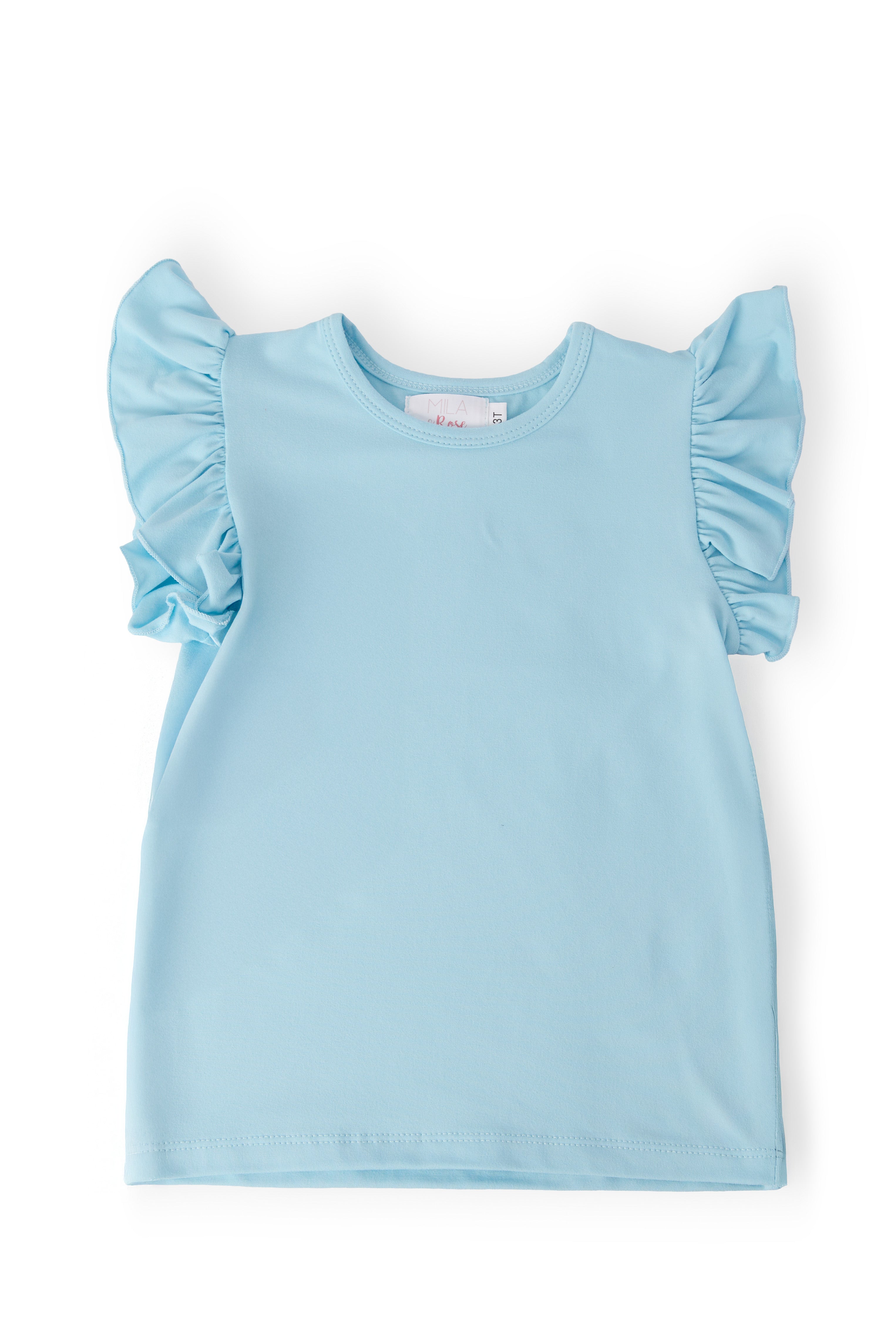 Bluebird S/S Ruffle Tee-Mila & Rose ®