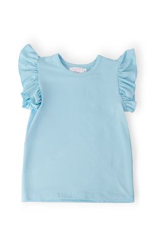 Bluebird S/S Ruffle Tee-Mila & Rose ®