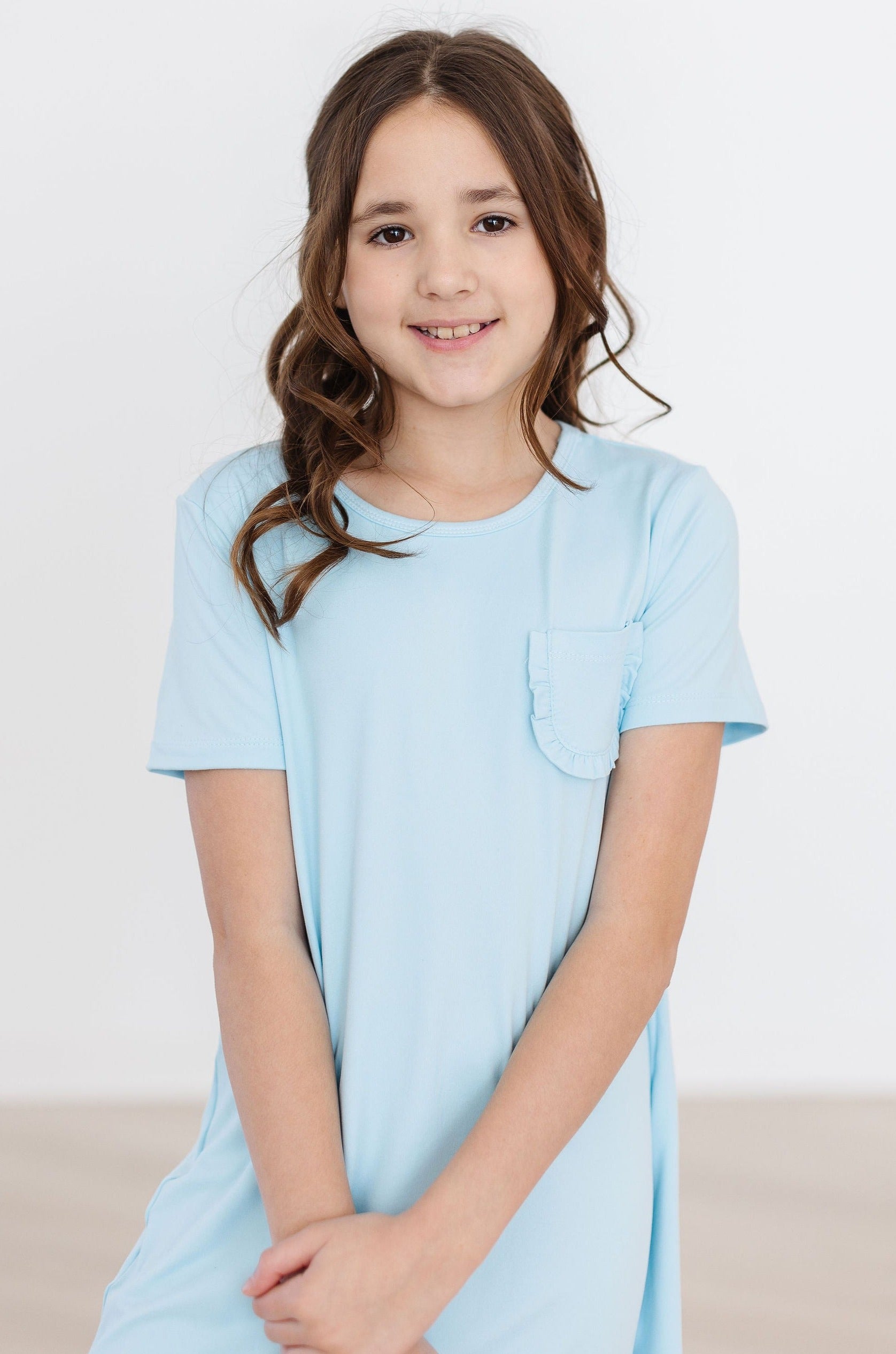 Girls' Bluebird T-shirt Dress Size: 2T Toddler By Mila & Rose Girls' Bluebird T-shirt Dress Size: 2T Toddler By Mila & Rose
