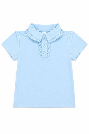 Bluebird S/S Ruffle Polo-Mila & Rose ®