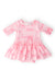 Blushing Bows 3/4 Sleeve Twirl Bodysuit-Mila & Rose ®
