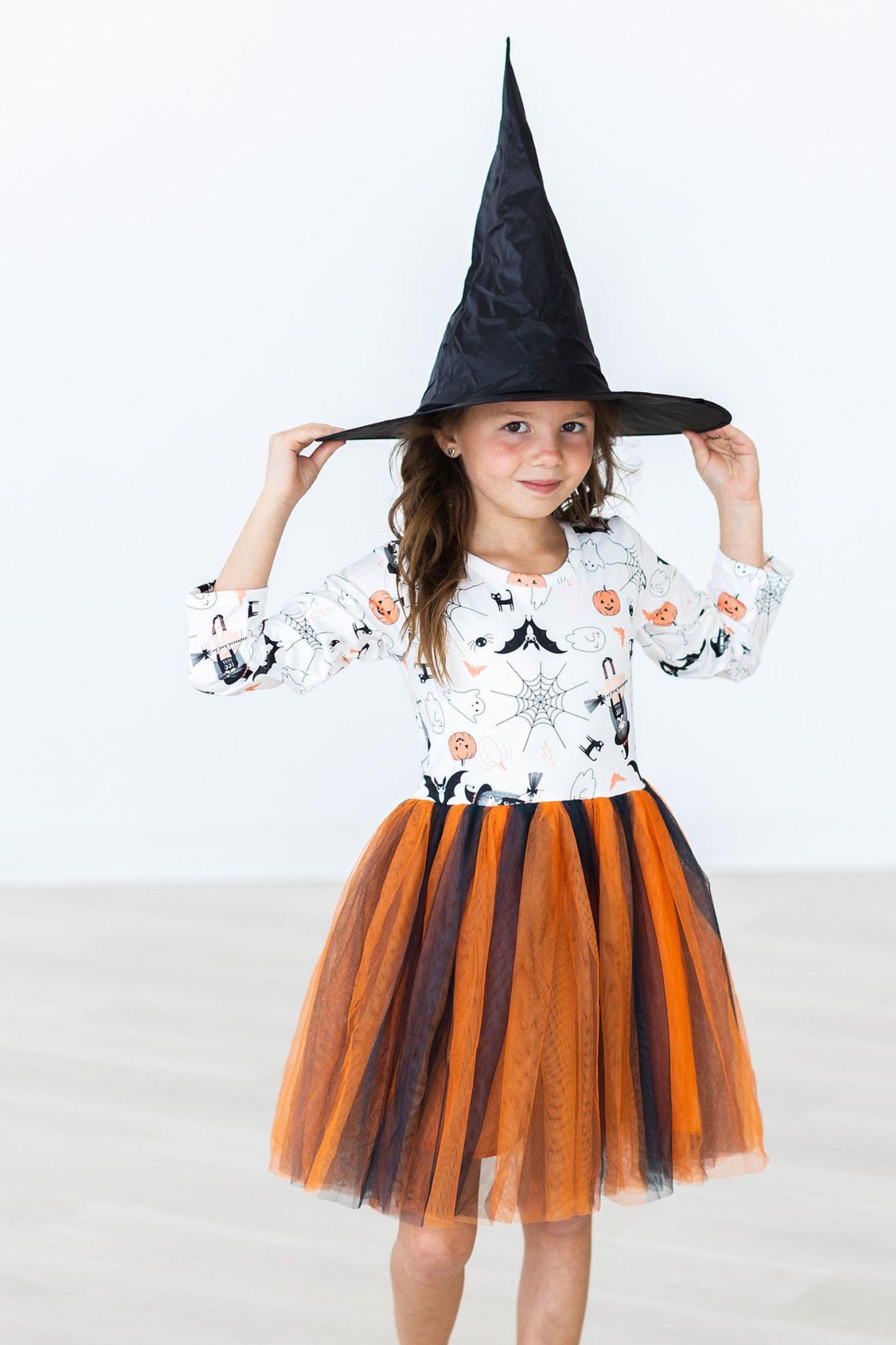 Boo-tiful Halloween L/S Tutu Dress-Mila & Rose ®