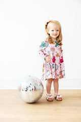 SALE Boots & Bling L/S Pocket Twirl Dress-Mila & Rose ®