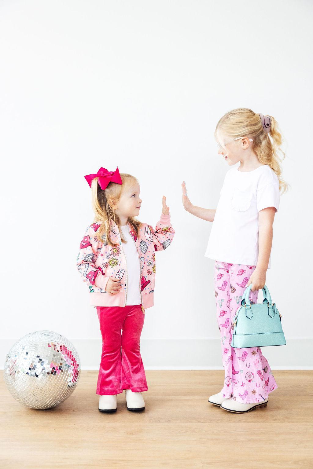 Boots & Bling Satin Jacket-Mila & Rose ®