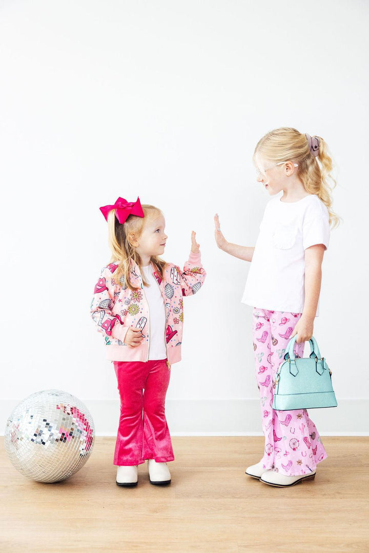 SALE Boots & Bling Satin Jacket-Mila & Rose ®