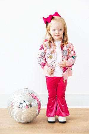 Boots & Bling Satin Jacket-Mila & Rose ®