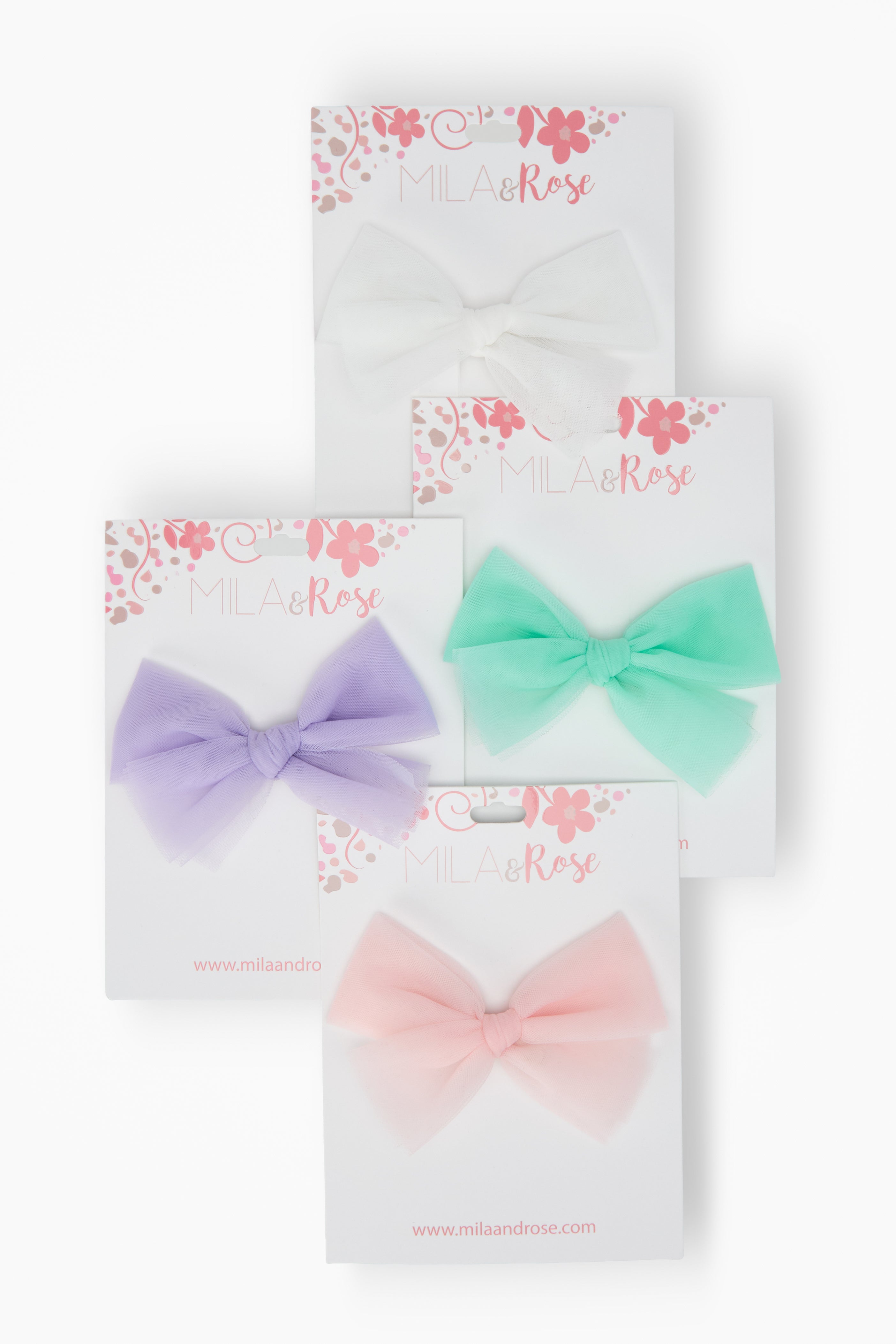 Tulle Hair Bow-Mila & Rose ®