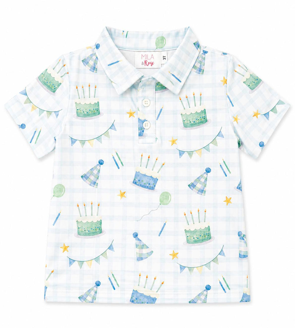 Boys Birthday Magic S/S Polo-Mila & Rose ®