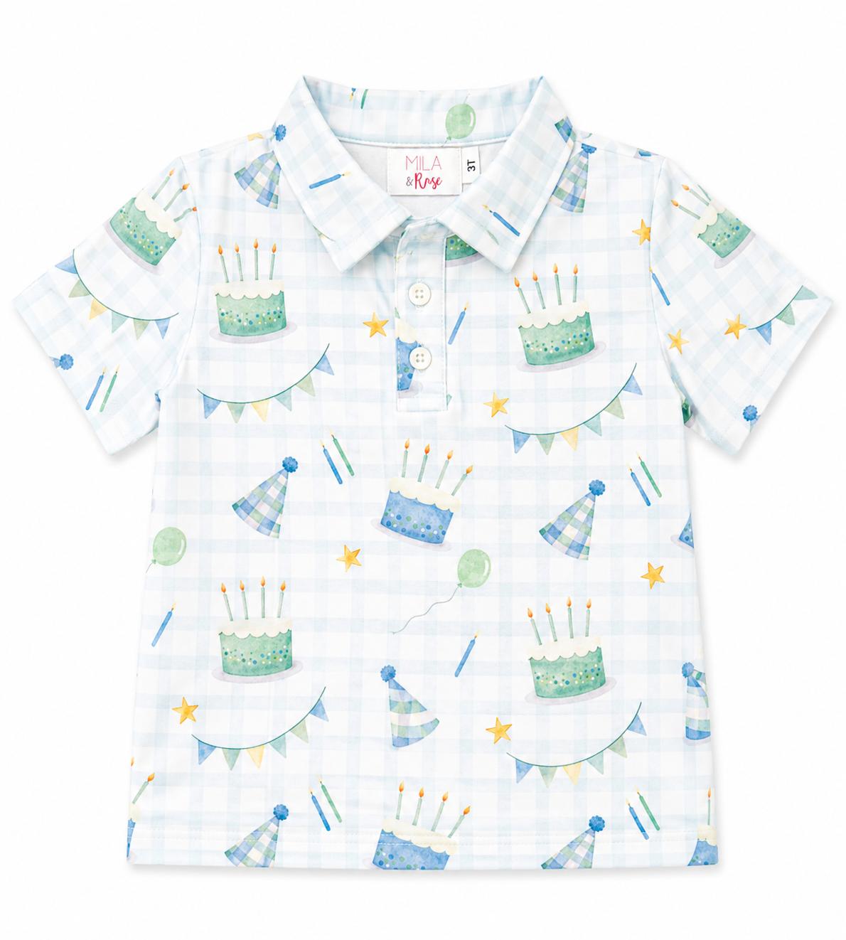 Boys Birthday Magic S/S Polo-Mila & Rose ®