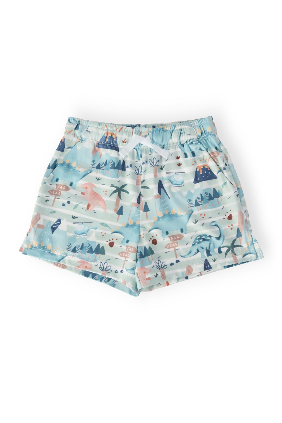 Boys Dino Tracks Play Shorts-Mila & Rose ®