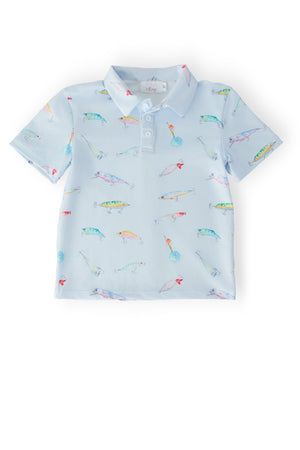Boys Fish Hook S/S Polo-Mila & Rose ®
