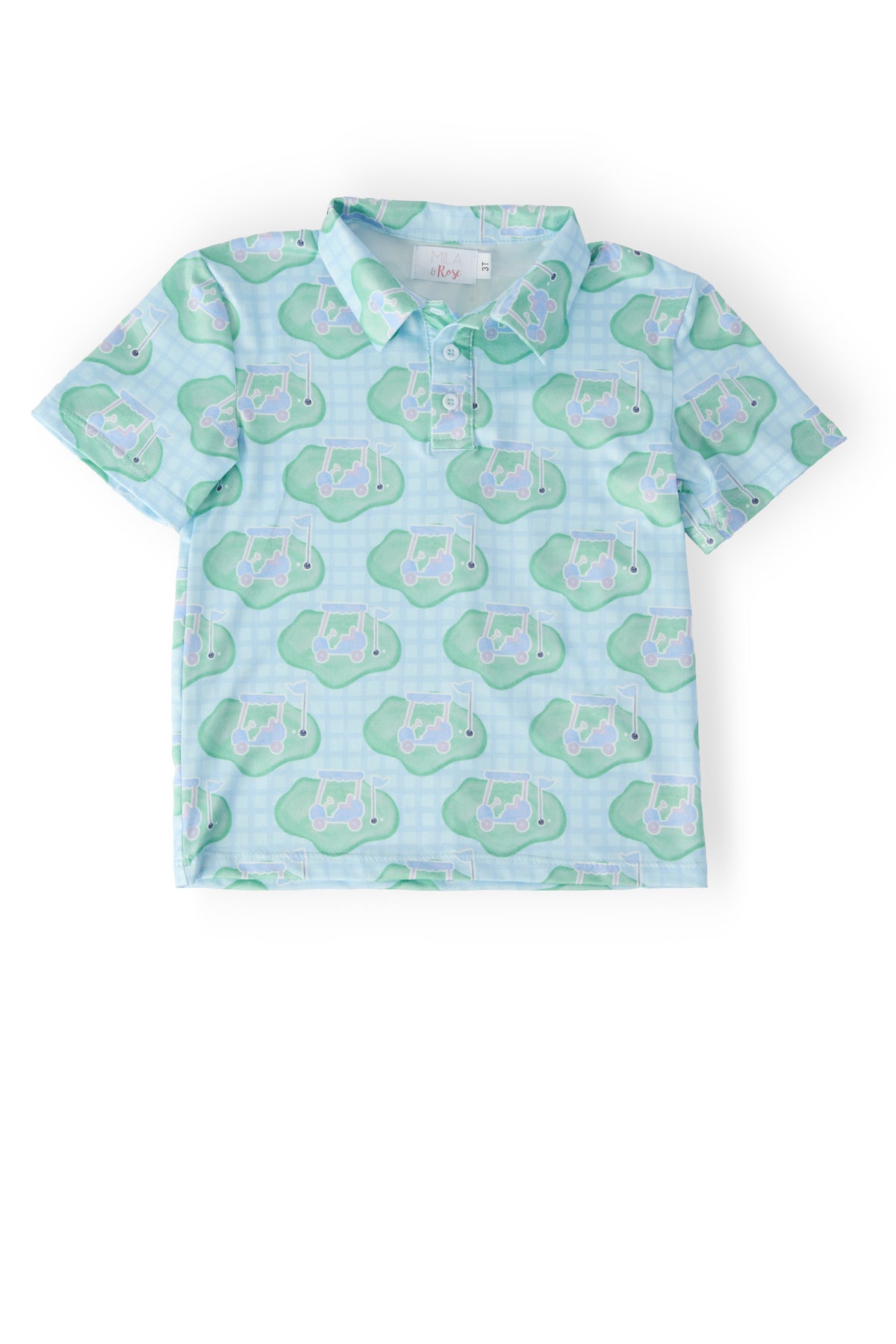 Boys He's on the Green S/S Polo-Mila & Rose ®