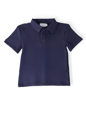 Boys Navy S/S Polo-Mila & Rose ®
