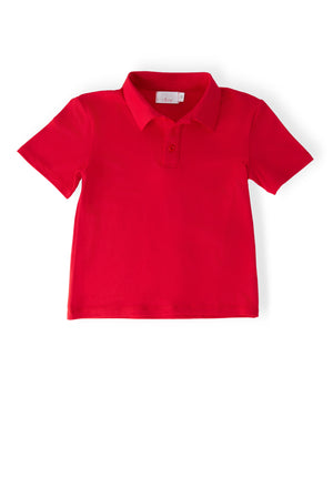 Boys Red S/S Polo-Mila & Rose ®