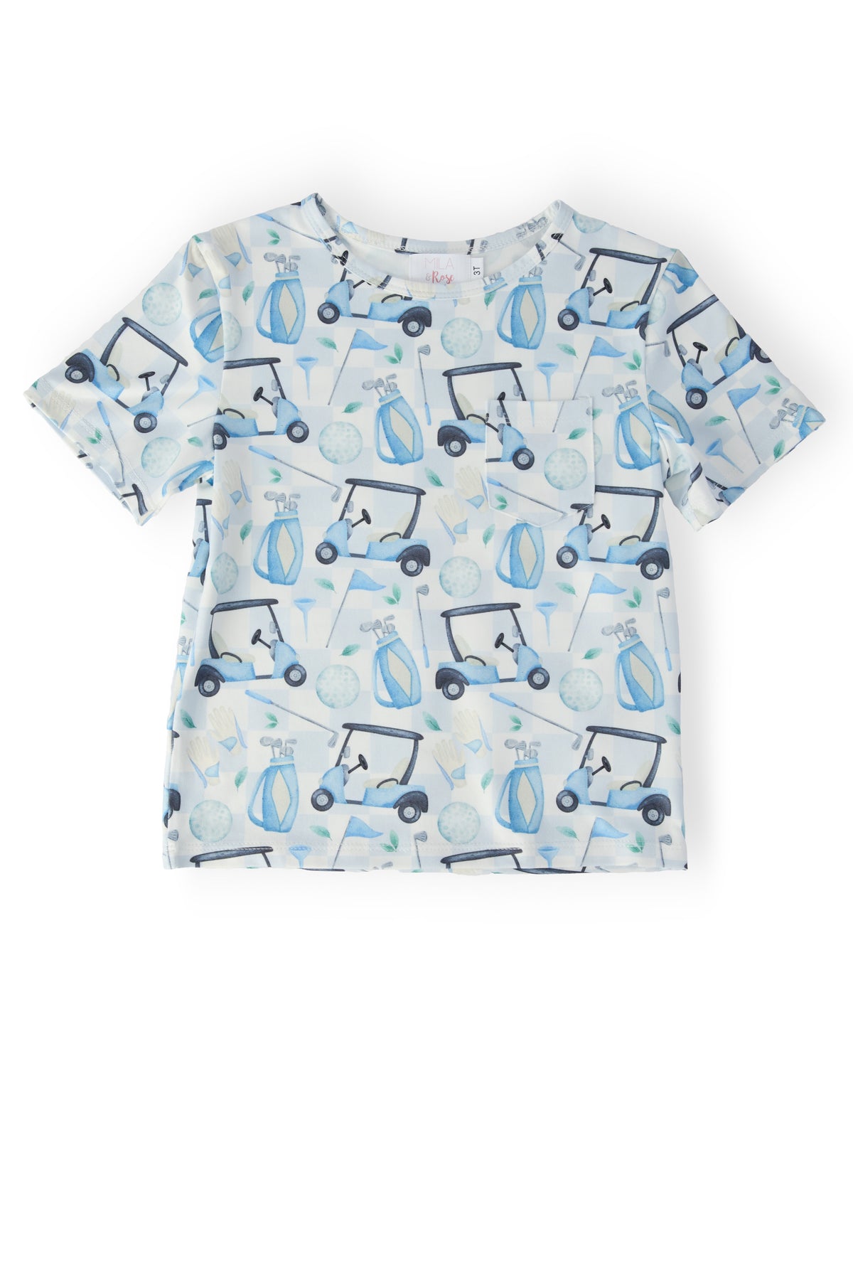 Boys Tee Time S/S Pocket Tee-Mila & Rose ®