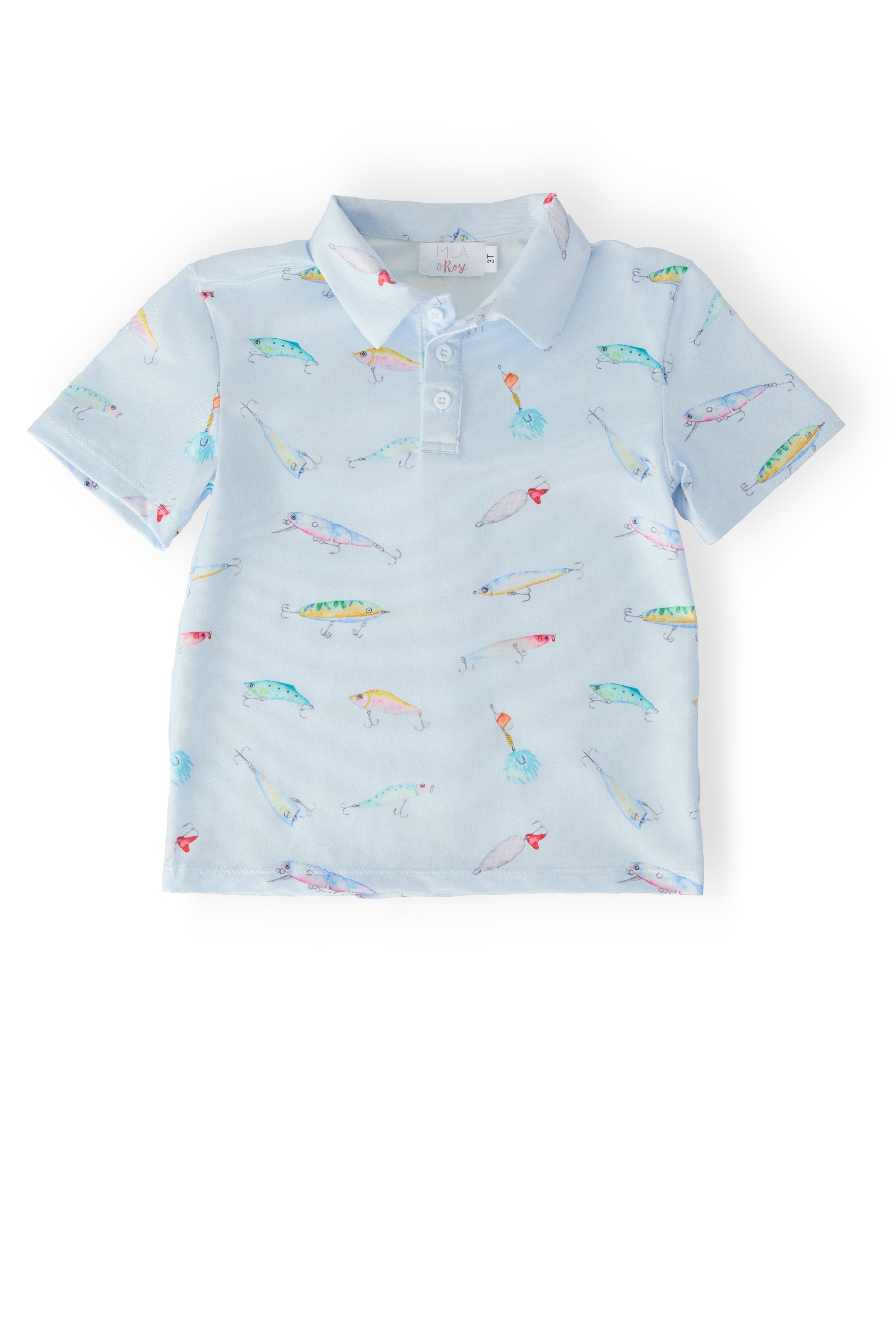 Boys Fish Hook S/S Polo-Mila & Rose ®