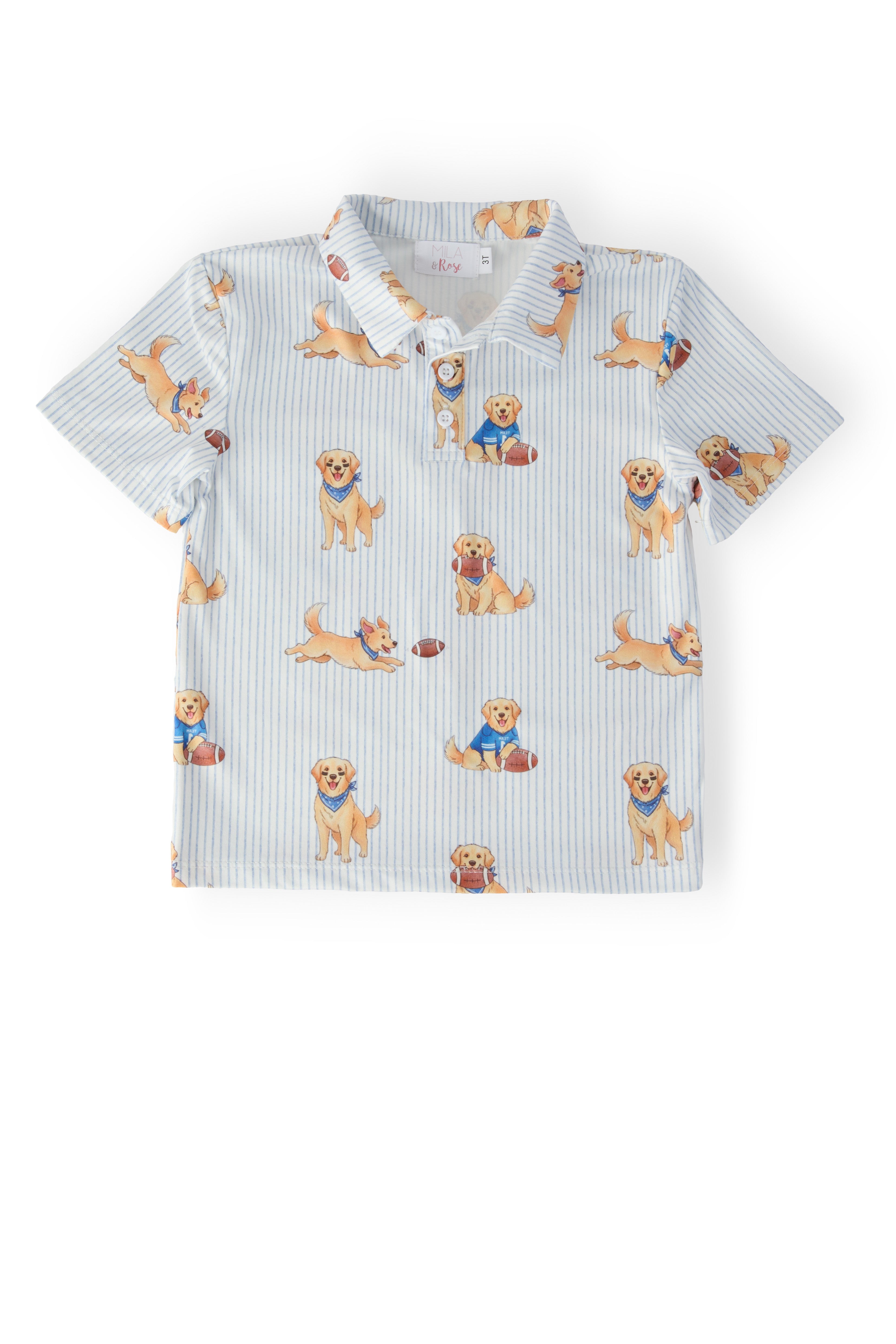 Boys Quarter-Bark S/S Polo-Mila & Rose ®