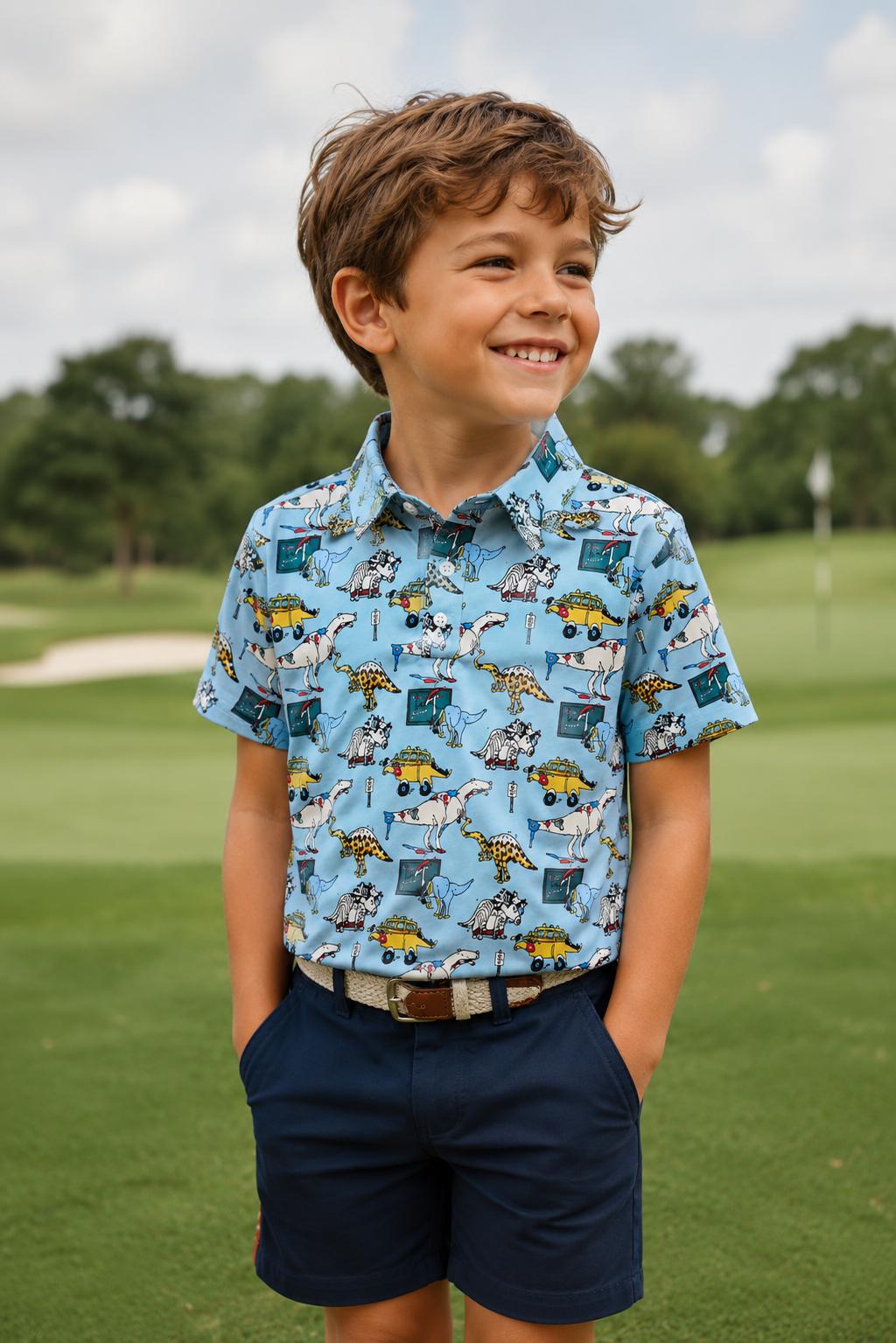 Boys Schoolyard Stomp S/S Polo-Mila & Rose ®