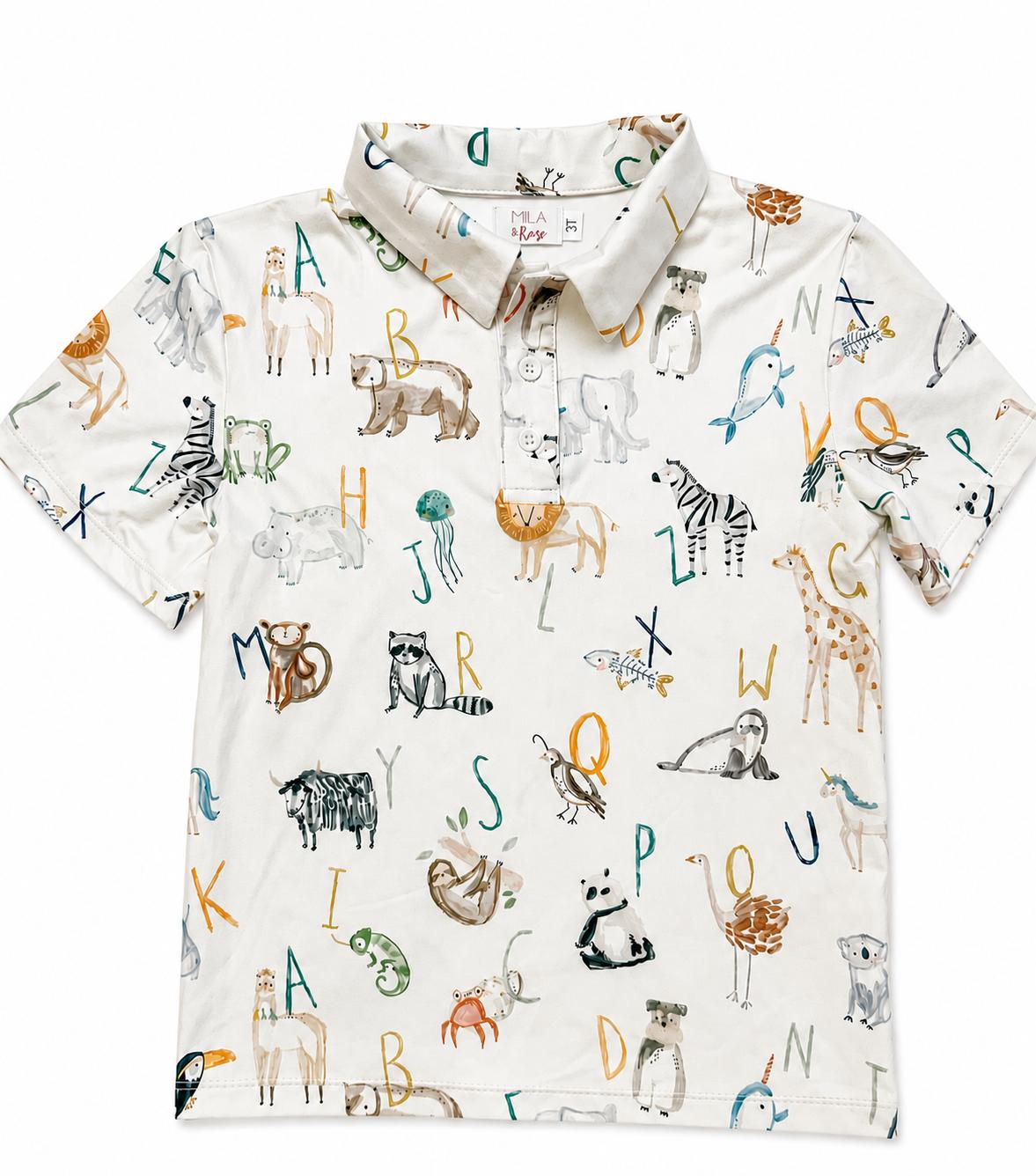 Boys ABC Adventure S/S Polo-Mila & Rose ®