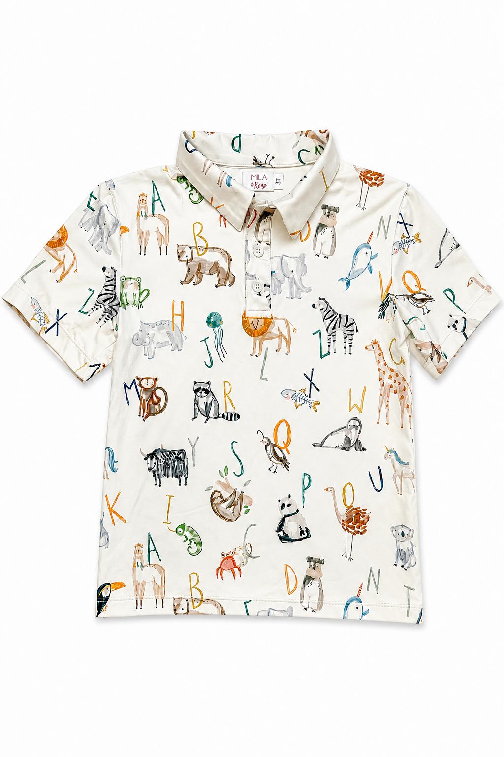 Boys ABC Adventure S/S Polo-Mila & Rose ®
